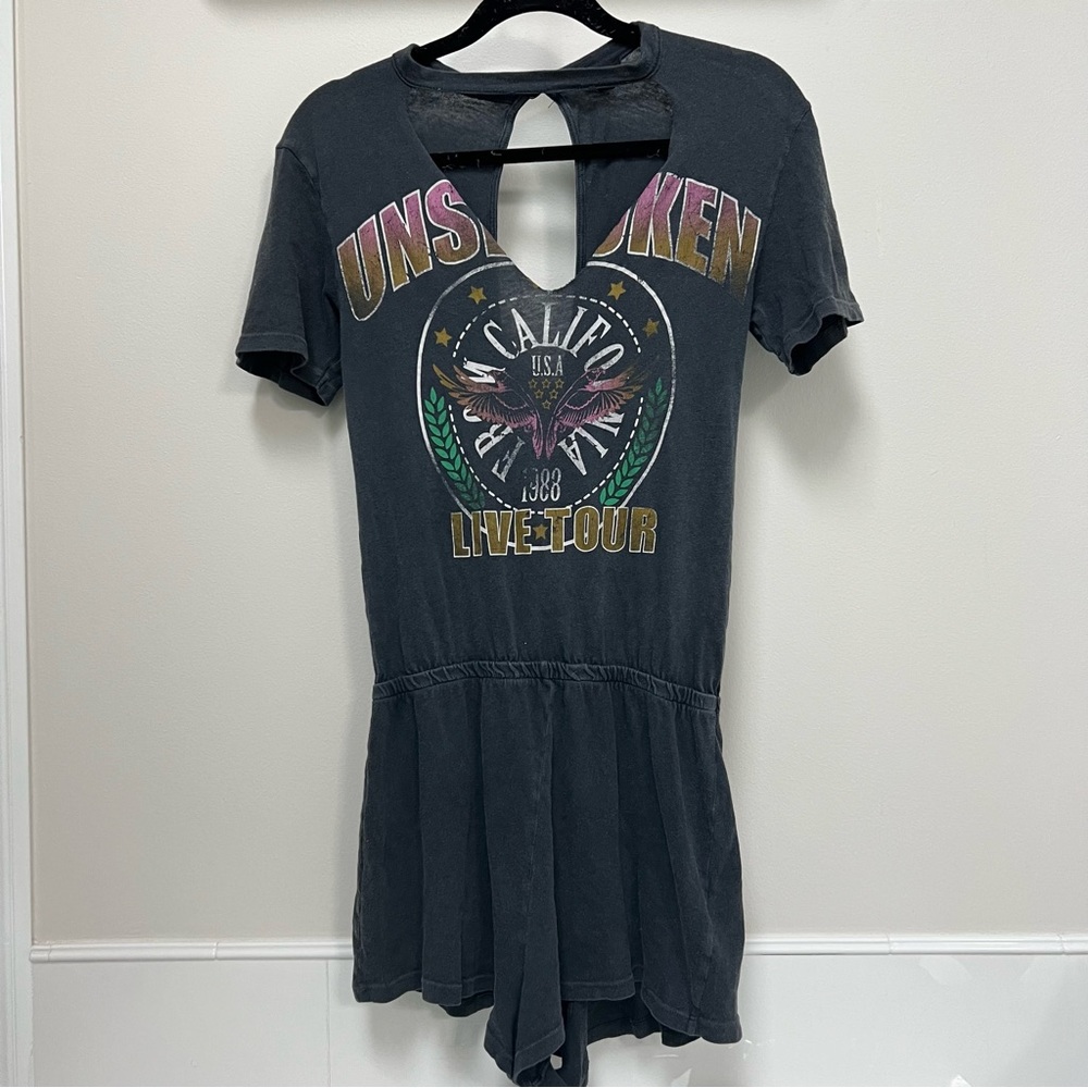 Topshop band chocker neck romper - Picture 4 of 10
